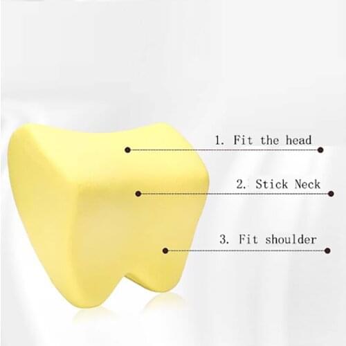New Car Seat Headrest Neck Rest Cushion Memory Foam Car Neck Pillow Breathable Neck Support Cushion