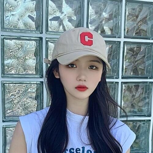 Unisex Casual Baseball Cap For Women Cotton Summer Sun Hat Classic Letter Embroidery Street Style Adjustable Popular Fashion Cap