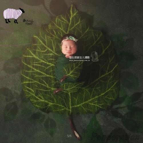 Wool Blanket Newborn Photography Props Baby Photoshoot Blanket Fabric Backdrop fotografia Accessory Baby Fotoshooting Background