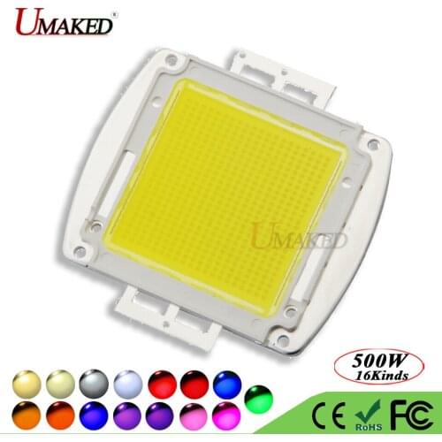 UMAKED High Power 500W LED COB SMD Epistar 45mil Light chips Warm Natural White Cool Full Spectrum led Bulb Spotlight COB Diode