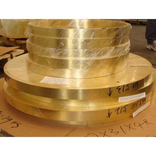 Thickness 0.1mm width 20-100mm 1Meter/ROLL Thin Brass Strip Brass Sheet gold film Brass Foil Brass plate H62
