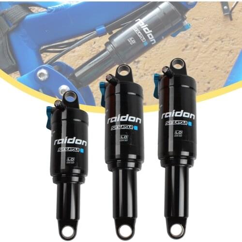 MTB Bike Universal Air Rear Shock Absorber 165mm/190mm/200mm with Lockout XC MTB Bicycle Suspension Air Shock Absorber Parts