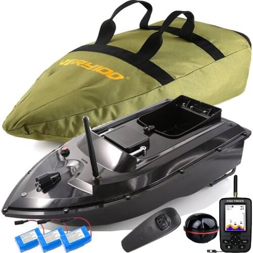 VERY100 500M Wireless RC Fishing Bait Boat Hook Post Boat Dual Motors ,LCD GPS Sonar Fishfinder Remote Control Toy Boat