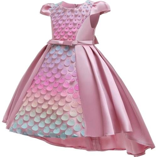 High Quality Flower Girls Wedding Dress Girls Party Princess Dress Kids Dresses For Girls Summer Children Clothing 3 10 12 Year