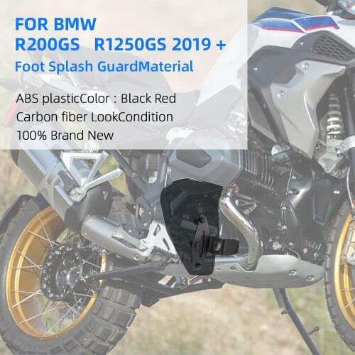 Motorcycle Splash Foot Protector Guard Rear Brake Lever Pedal Shifter Cover For BMW R1250GS R1200GS ADV LC R 1200 2013-2021