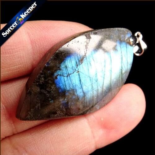 Women & Men Fashion Jewelry Pendants Necklaces With Chain Wholesale Labradorite Moonstone Quartz Stone Colares Femininos AA612