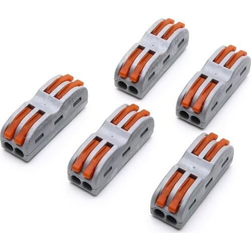 10PCS SPL-2 PCT-212 222-412 Electrical crimp Wiring Terminals Household wire Connectors 4 pin cable Connector