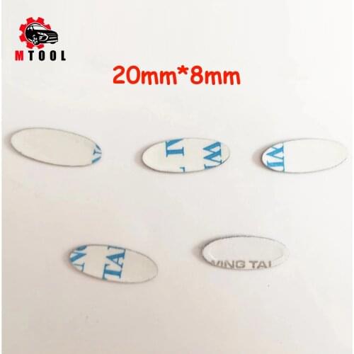 5 pcs/lot 20*8mm For Ford Logo Key Car Key Shell Sticker Emblem Badge Aluminum DIY me-tal sticker car key logo Blue white color