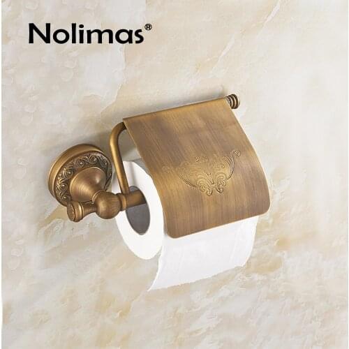 Antique Bathroom Hardware Set Toilet Paper Holder Towel Bar Toothbrush Holder Soap Dish Clothes Hook Copper Bathroom Accessories