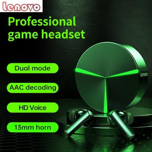 Lenovo GM1 Wireless TWS Gaming Earphones Bluetooth 5.0 Charging Box Headsets Headphone Stereo Waterproof Earbuds With Microphone