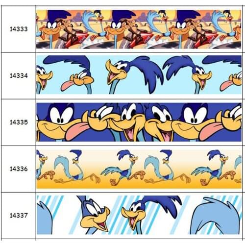 DHK 50yards Roa Printed Grosgrain Ribbon Accessory Hairbow Headwear Decoration DIY Wholesale OEM S1596