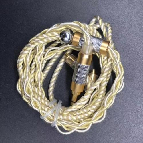 FENGRU DIY JCALLY JC04P 5N OFC 4 Shares 252 Cores 2Pin 0.78/QDC/MMCX Earphone Upgrade Cable for Shure SE215 ZSN Pro ZS10 Pro ZSX