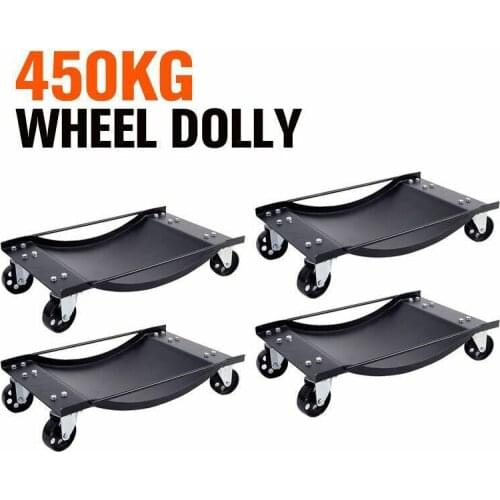 450kg Capacity Car Removal Trolley Automobile Front Wheel Mobile Seat 19kg Per Set Repairing Moving Car-Jack Manual Operate