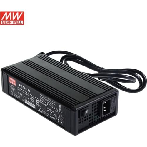 MEAN WELL 230W Battery Charger PB-230-48 57.6V 4A 3 stage charging characteristic Battery Charger Built-in active PFC