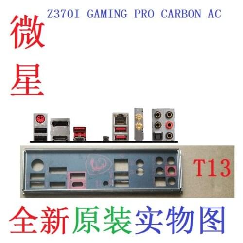 Original IO I/O Shield BackPlate Blende Bracket For MSI Z370I GAMING PRO CARBON AC