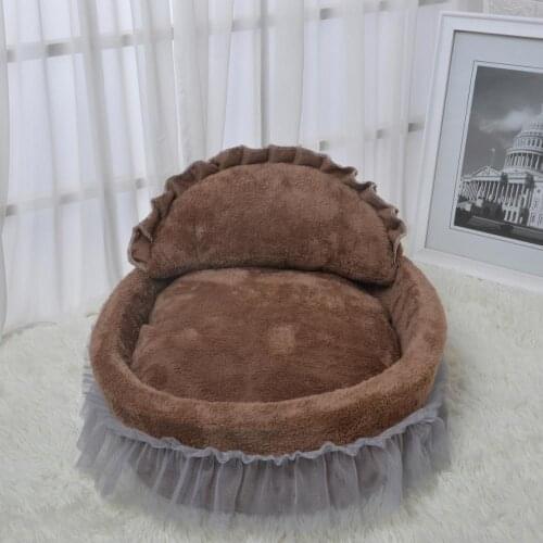 Free shipping pet rest padded oval kennel bottom non-slip function