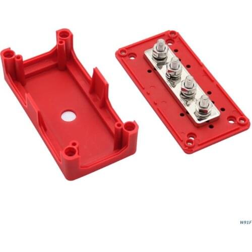 Bus Bar Box Board 300A High Current Busbar Automobiles Maximum Connection Amplifier Power Case W91F