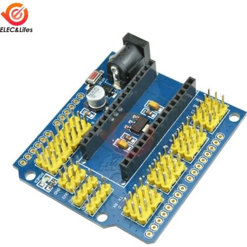 NANO I/O IO Expansion Sensor Shield Module For Arduino UNO R3 Nano V3.0 3.0 Controller Compatible Board I2C PWM Interface 3.3V