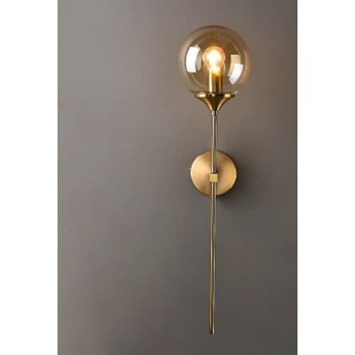 Nordic bedroom bedside lamp wall lamp personality creative LED warm background wall lamp magic bean lamp living room decoration