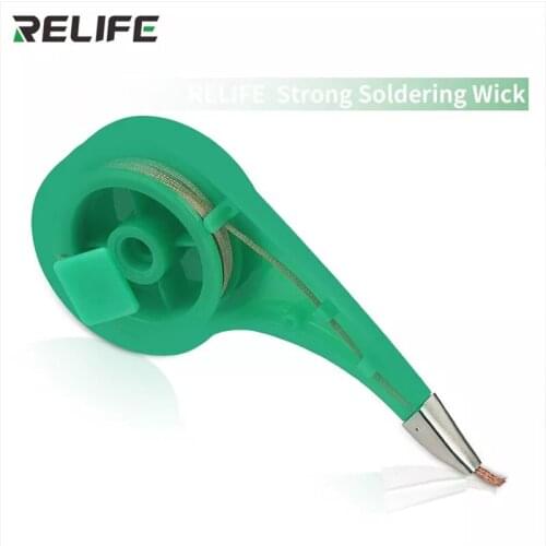 2M RL-1520/2020/2520/3020/3520 Solder Wick Remover High Precision 1.5-3.5mm Residue Adsorption Clean Solder Joints Slag Remo