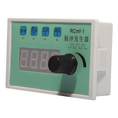 Stepper motor/servo motor speed control, fixed-length controller, potentiometer, speed control display speed pulse generator