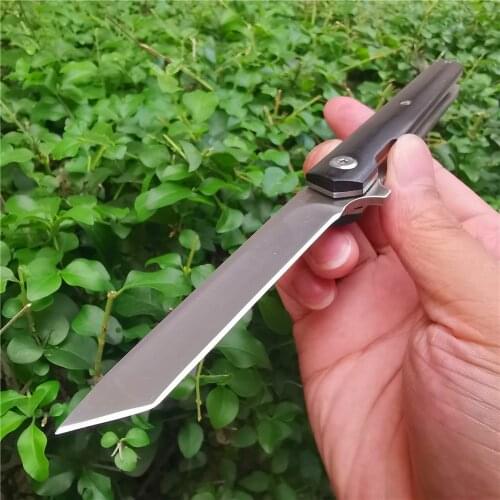 Pen Folding Knife M390 Steel Pocket Kitchen Fruit Knives Practical EDC for Camping Hunting Survival Outdoor Activities Mens Gift