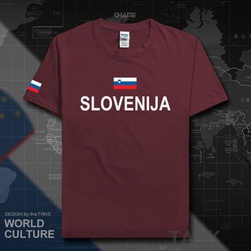 Slovenia Slovene men t shirt fashion 2017 jersey nation team 100% cotton t-shirt clothing tees country sporting SVN Slovenija SI
