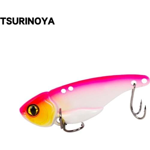 TSURINOYA Fishing Lure ARES-B 7g/10g Metal VIB Double Hook Lure double hole low Center of gravity VIB Bait