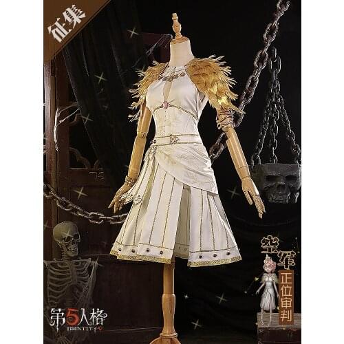 Anime Identity V Martha Behamfil Game Uniform Air Force Elegant Dress Cosplay Costume Women Halloween Free Shipping 2021 New