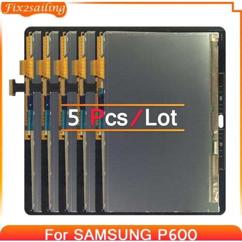 5Pcs For Samsung Galaxy Note 10.1 P600 P601 P605 SM-P600 Touch Screen Digitizer Replacement For SAMSUNG P600 P605 LCD Display