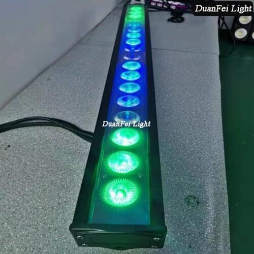 8lot 18x18w 6in1 rgbwa uv led wall washer light dmx pixel led dj bar dot landscape bridge ip65 led rgbwa uv 18w