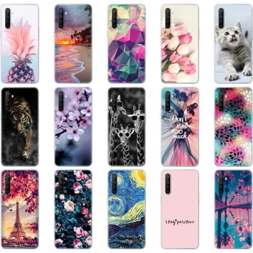 For Realme X2 Case 6.4 inch Silicon Soft TPU Phone Back Cover For OPPO RealmeX2 X 2 Case Bumper Protective Bag Painting Coque