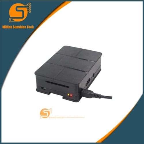 For Raspberry Pi 3 Case ABS Case Black Protective Case Cover Shell Enclosure Box for Raspberry Pi 3 Model B