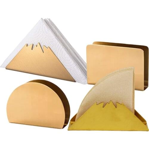 Stainless Steel Napkin Rack Box Wedding Decoration Creative Paper Holder Distinctive Tissue Dispenser For Home Hotel Restaurant