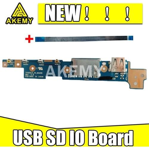For Asus Q302LA TP300LA TP300LD TP300L Power Button USB SD IO Board 60NB05Y0-IO2010 60NB05Y0-IO1070