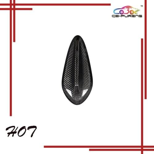 For-BMW F20 F21 F45 F46 F48 F49 F26 F15 F16 F85 F86 F96 2016-on Add on Style Shark Fin Shape Gloss Carbon Fiber Antenna Cover