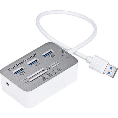 USB 3.0 HUB Cable Splitter Type C Docking Station Multiport Adapter Sd Card Reader For Macbook Pro PC TVbox Computer Accessories