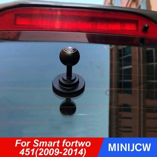 Car Trunk Back Door Handle Rear Door Glass Knob Exterior Decoration Sticker For Old Smart fortwo 451 Car Accessories