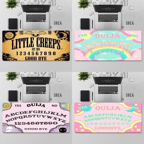 Gaming Mouse Pad Large Mouse Pad PC Gamer Computer Mouse Mat Big Mousepad Keyboard Desk Mat Kawaii Ouija Board XXL Mause Pad