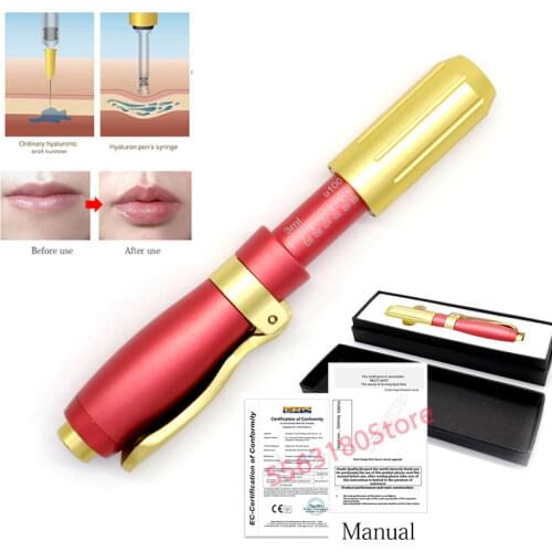 Hyaluronic Acid Pen Injector Moisturizing Mesotherapy Gun Aseptic Hyaluron Pen Serum Atomizer Lip Lifting Remove Wrinkle Ampoule