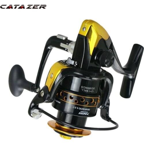 Fishing Reel 12+1BB 2000-9000 Series 5.5:1/5.2:1/4.1:1 Gear Ratio Metal Rocker Rotate Reel