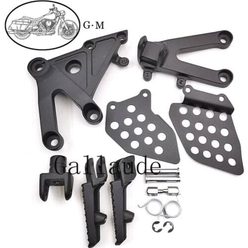 Motorcycle Front Footrest Foot Pegs Set For Honda CBR600RR CBR600 RR 2003 2004 2005 2006 2007 2008 2009 2010 2011 2012 2013 2014