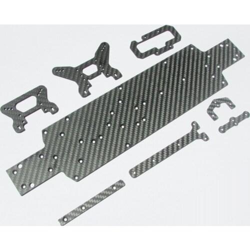 Upgrade Carbon Fiber Chassis Upgrade Parts For Wltoys 104001 1:10 4WD Drive Off-road Radio Control remote control car