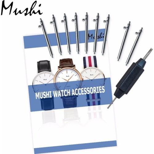 Wholesale High Quality Quick Release Spring Bars 304 Stainless Steel Watcha Spring Pins 10pcs 18mm 20mm 22mm (1.5mm diameter)