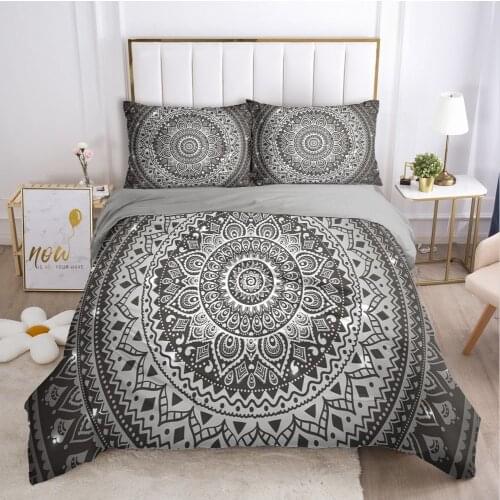 Duvet Cover Set Bedding Sets Flower Comforther Cases Quilt Covers Pillow shams 3D Bohemia Life Full Single Double Size Bed Linen