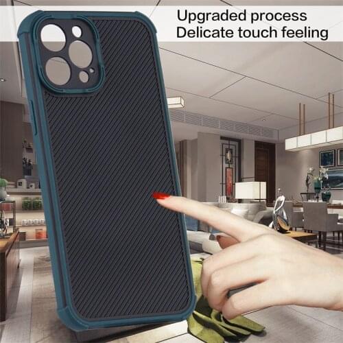 50pcs/Lot Corners Shockproof Phone Case For iPhone 13 12 Mini 11 Pro XS Max XR X 7 8 6 6S Plus SE 2 Camera Protector Stripe