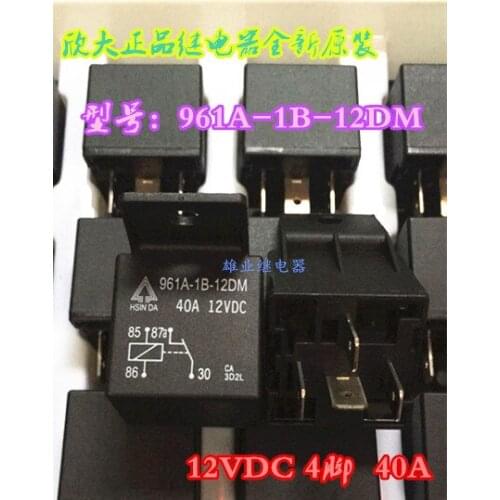 Relay 961A-1B-12DM 12VDC 4PIN JD1915 12V 40A