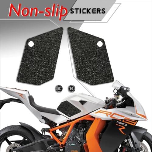 Motorcycle tank grip fuel tank traction pad side knee grip friction protector sticker for KTM 08-15 1190 RC8 R