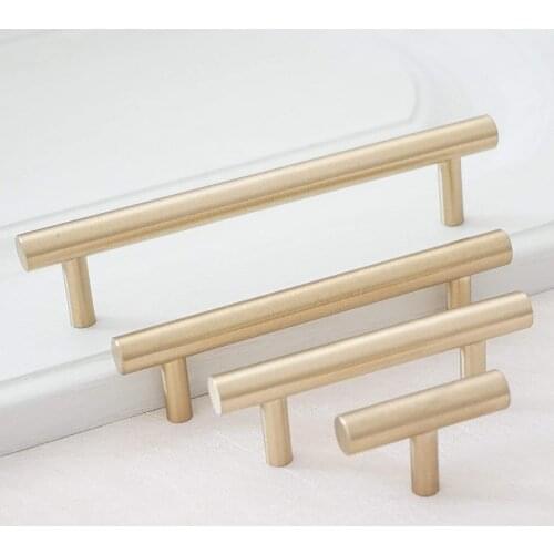 2.5'' 3.75'' 5'' 6.3'' Brass Cabinet Handles Door Pull Drawer Knobs Pulls Handles Dresser Pulls Kitchen Cupboard Knob Handle
