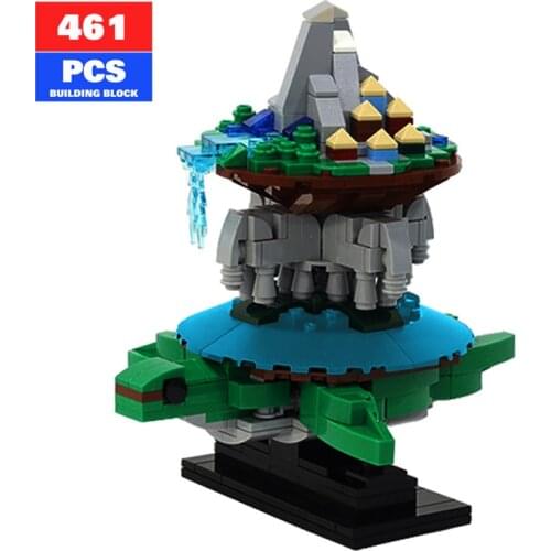 MOC Creator Expert World Turtle Building Blocks City Buildings Ideas Assembly Model DIY Education Toys Bricks Collection Toys